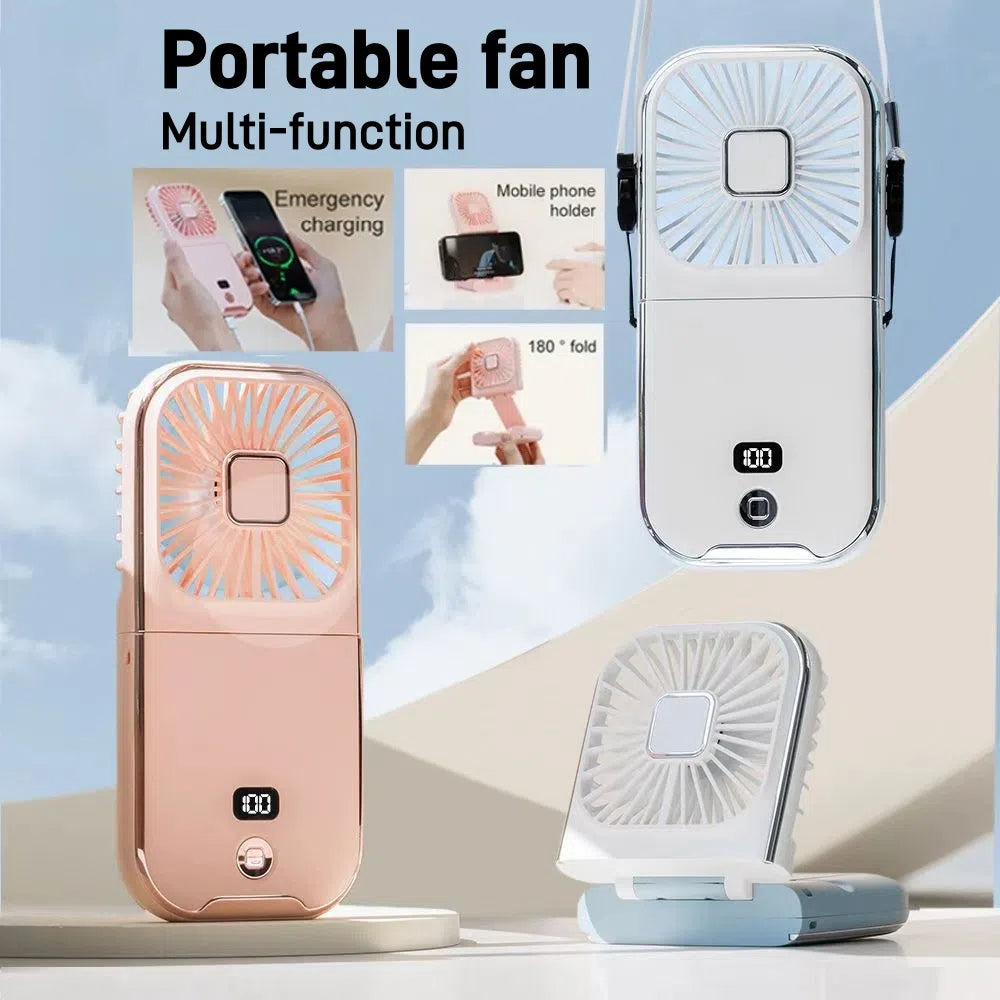 MINI VENTILADOR PLEGABLE - POWER BANK